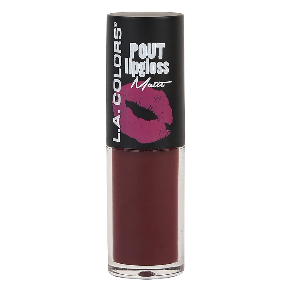 LA Colors Pout Lip Gloss Matte - Kiss & Tell